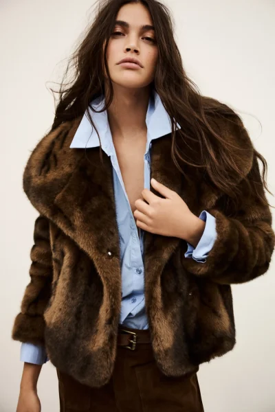 Ba&sh - ג’קט Foxy – 1H25FOXY_MARRON – 1