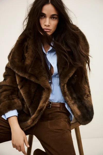 Ba&sh - ג’קט Foxy – 1H25FOXY_MARRON – 3