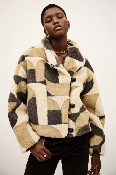 Ba&sh - ג’קט Futura – 1H25FUTU_BEIGE – 1