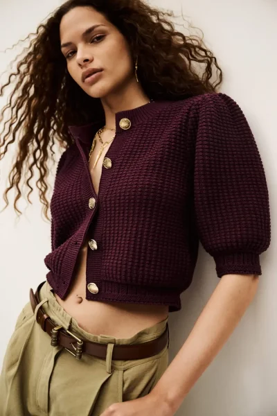 Ba&sh - קרדיגן Garance – 1H25GARA_PRUNE – 1