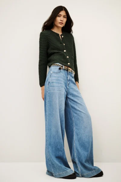 Ba&sh - קרדיגן Gaspard – 1H25GASP_VERTBOUTEILLE – 2