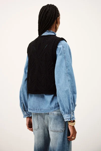 Ba&sh - קרדיגן Giles – 1H25GILE_NOIR – 3