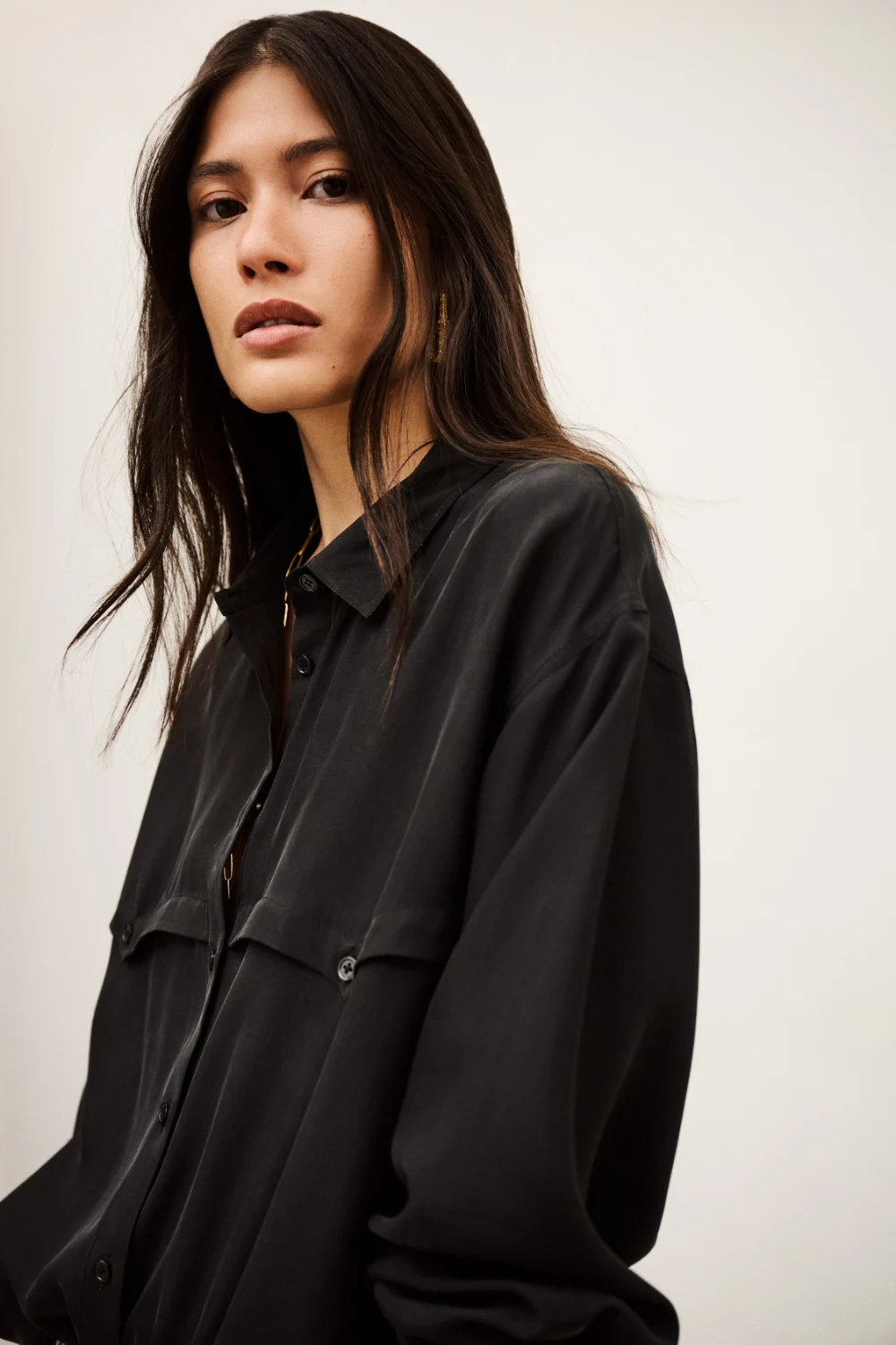 Ba&sh - חולצה Haora – 1H25HAOR_CARBONE – 3