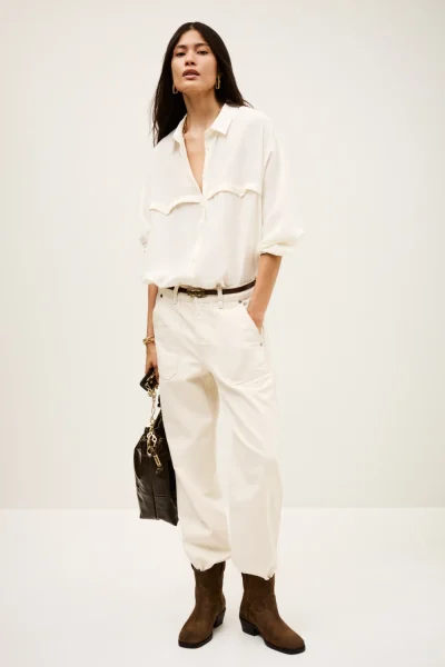 Ba&sh - חולצה Haora – 1H25HAOR_ECRU – 2