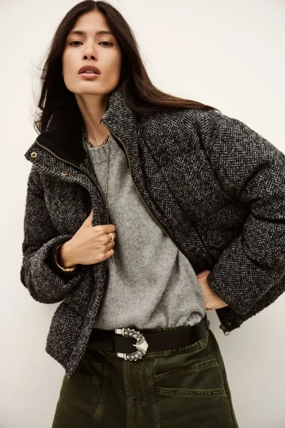 Ba&sh - ג’קט Hidi – 1H25HIDI_ANTHRACITE – 1