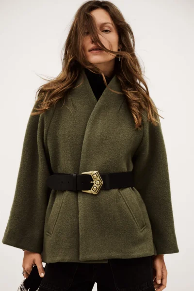 Ba&sh - ג’קט Hini – 1H25HINI_KAKI – 1