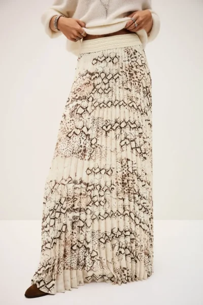 Ba&sh - חצאית Howie – 1H25HOWI_ECRU – 2