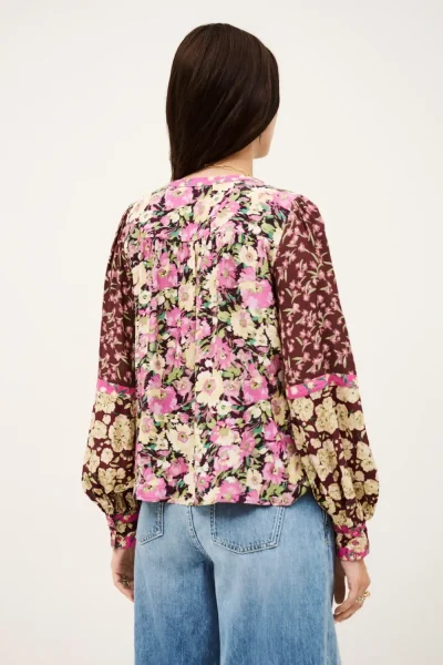 Ba&sh - חולצה Iline – 1H25ILIN_BORDEAUX – 4