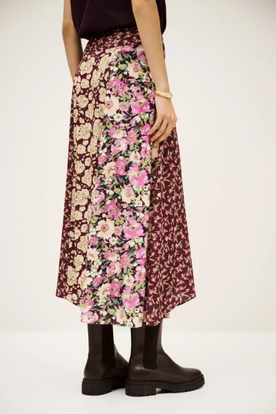 Ba&sh - חצאית Ilixia – 1H25ILIX_BORDEAUX – 3