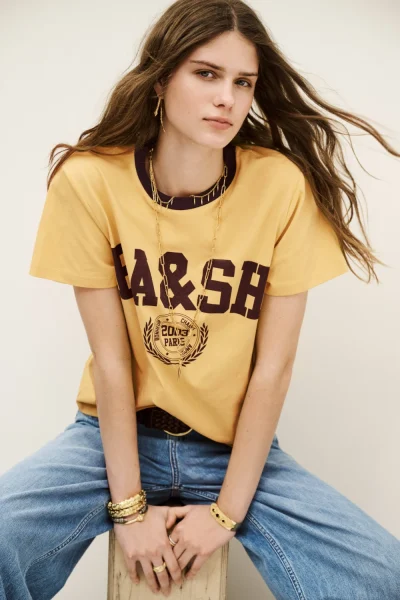 Ba&sh - חולצה Ioni – 1H25IONI_JAUNE – 1