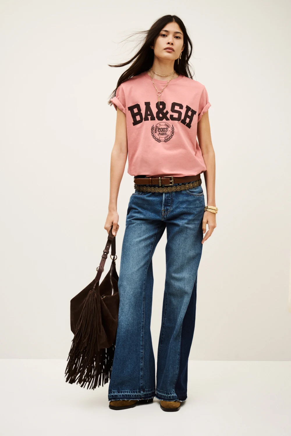 Ba&sh - חולצה Ioni – 1H25IONI_ROSE – 3