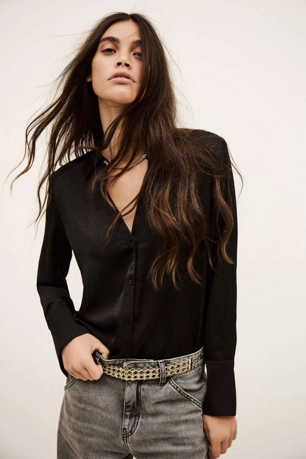 Ba&sh - חולצה Itsey – 1H25ITSE_NOIR – 1