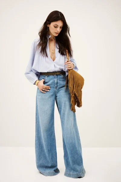 Ba&sh - חולצה Jaky – 1H25JAKY_BLEUCIEL – 1