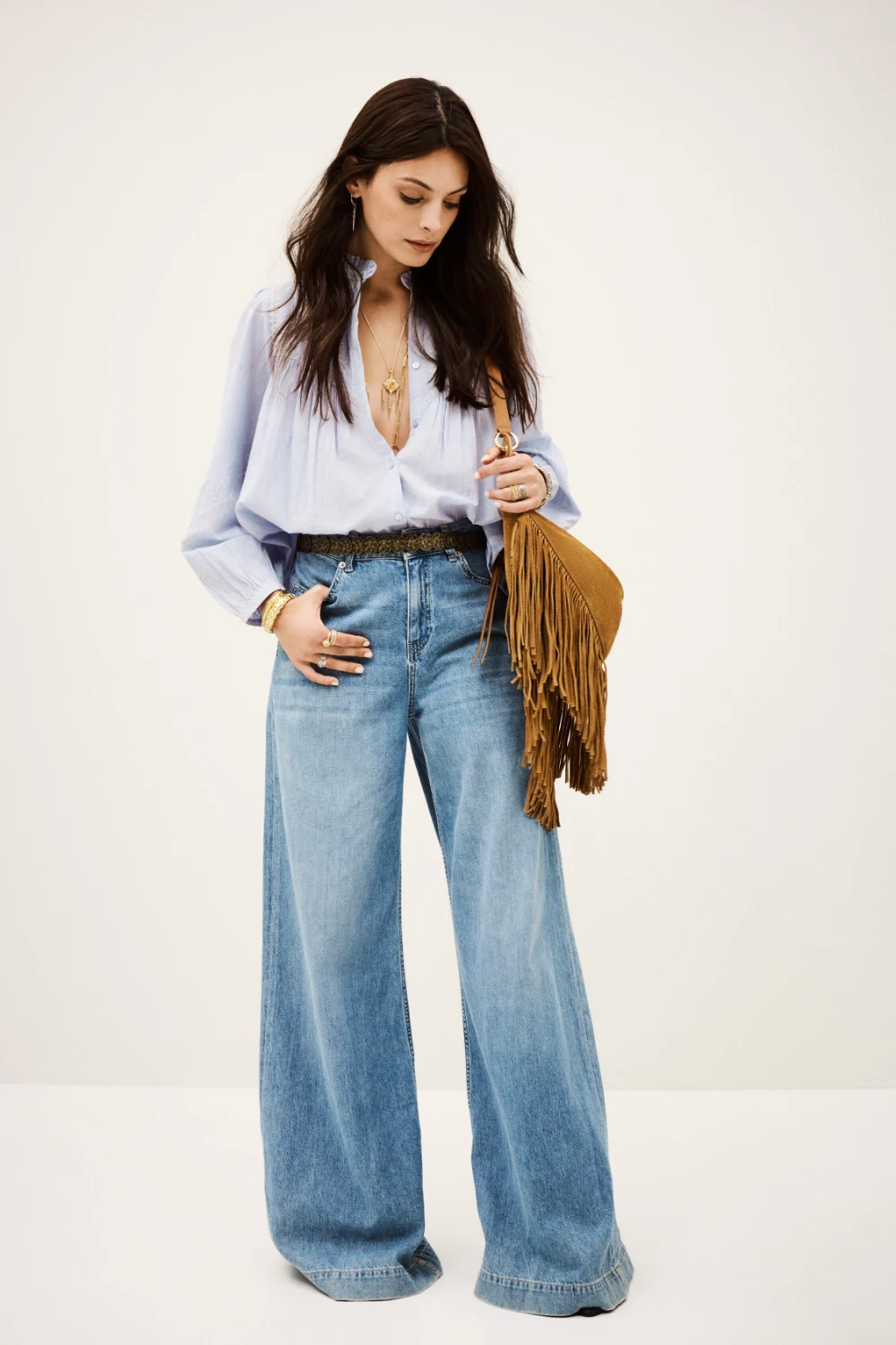 Ba&sh - חולצה Jaky – 1H25JAKY_BLEUCIEL – 1