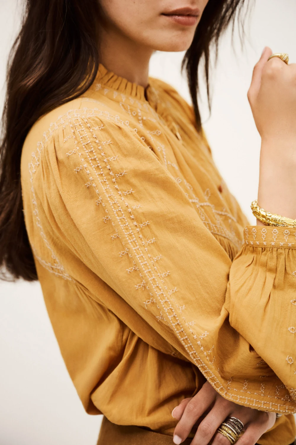 Ba&sh - חולצה Jaky – 1H25JAKY_SABLE – 1