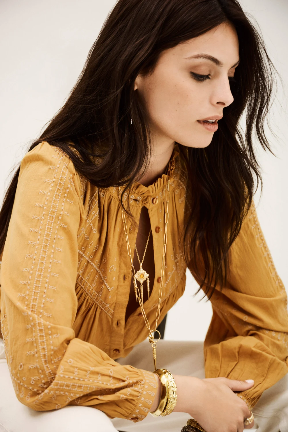 Ba&sh - חולצה Jaky – 1H25JAKY_SABLE – 2