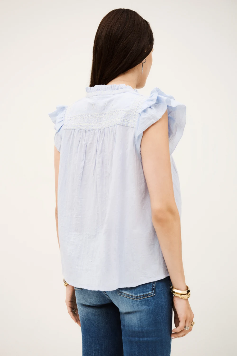 Ba&sh - חולצה Janny – 1H25JANN_BLEUCIEL – 3