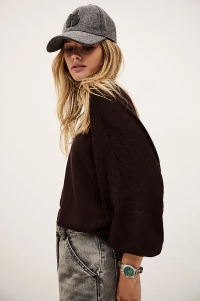 Ba&sh - קרדיגן Jassida – 1H25JASS_CHOCOLAT – 2