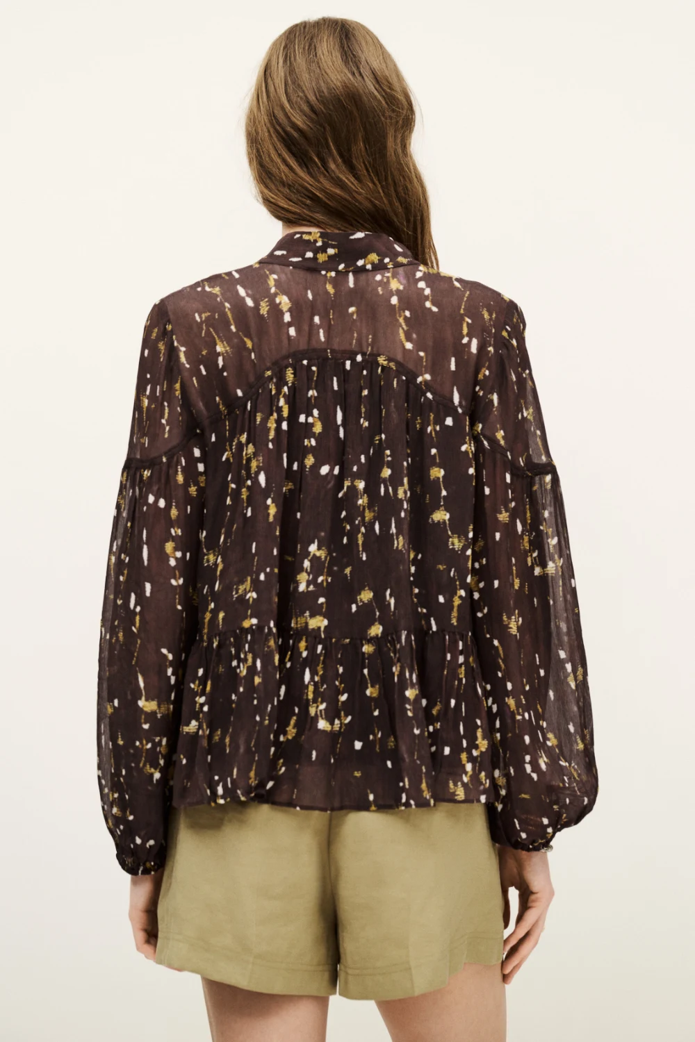 Ba&sh - חולצה Kamala – 1H25KAMA_CHOCOLAT – 4