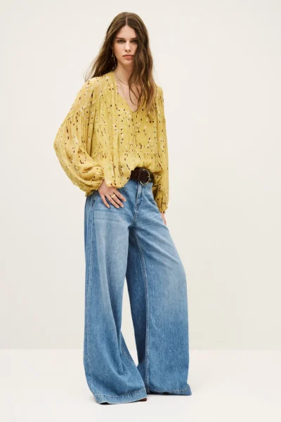 Ba&sh - חולצה Kamala – 1H25KAMA_JAUNE – 1