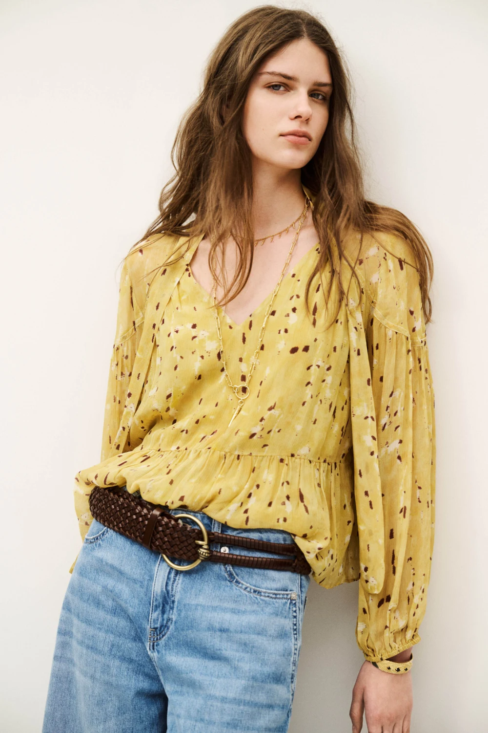 Ba&sh - חולצה Kamala – 1H25KAMA_JAUNE – 3