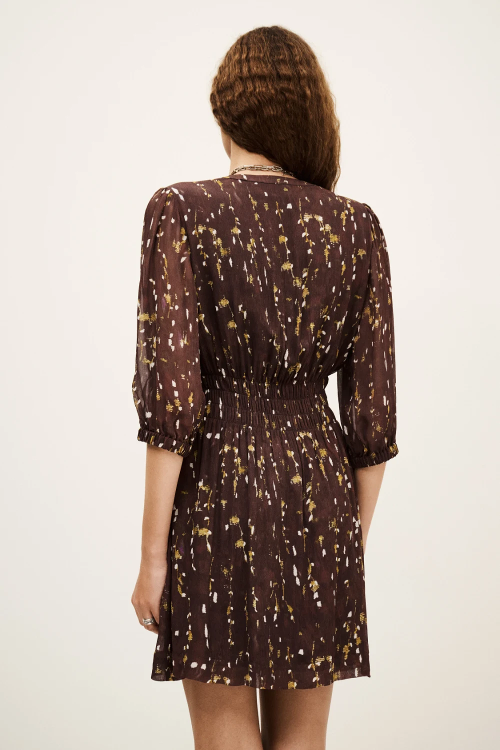 Ba&sh - שמלה Kanissa – 1H25KANI_CHOCOLAT – 3