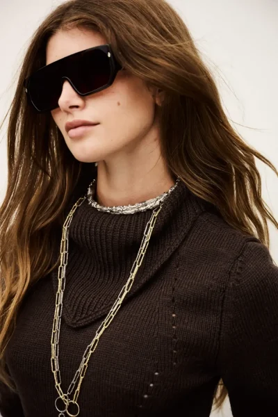 Ba&sh - קרדיגן Ledy – 1H25LEDY_CHOCOLAT – 3