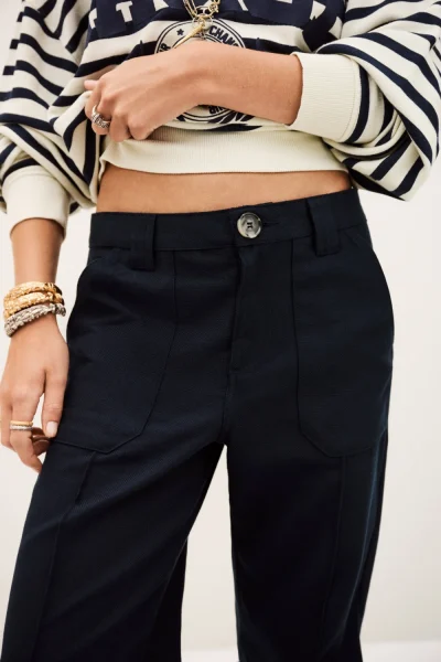 Ba&sh - מכנסיים Leev – 1H25LEEV_ENCRE – 2