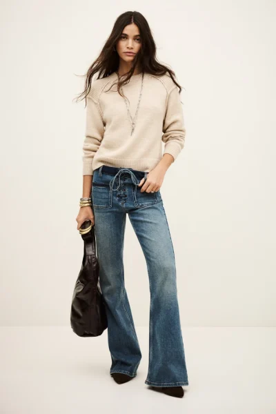 Ba&sh - קרדיגן Liara – 1H25LIAR_BEIGECHINE – 1