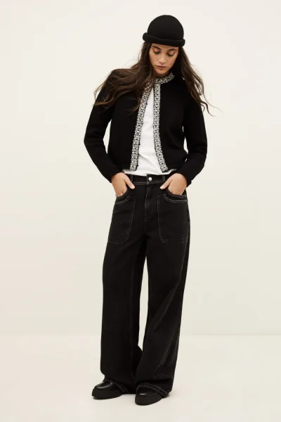 Ba&sh - קרדיגן Louna – 1H25LOUN_NOIR – 1