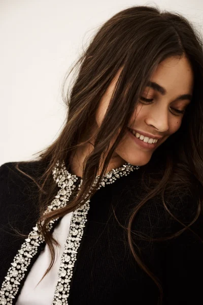 Ba&sh - קרדיגן Louna – 1H25LOUN_NOIR – 2