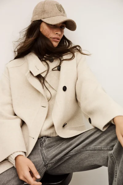 Ba&sh - ג’קט Lourthney – 1H25LOUR_BEIGECHINE – 2