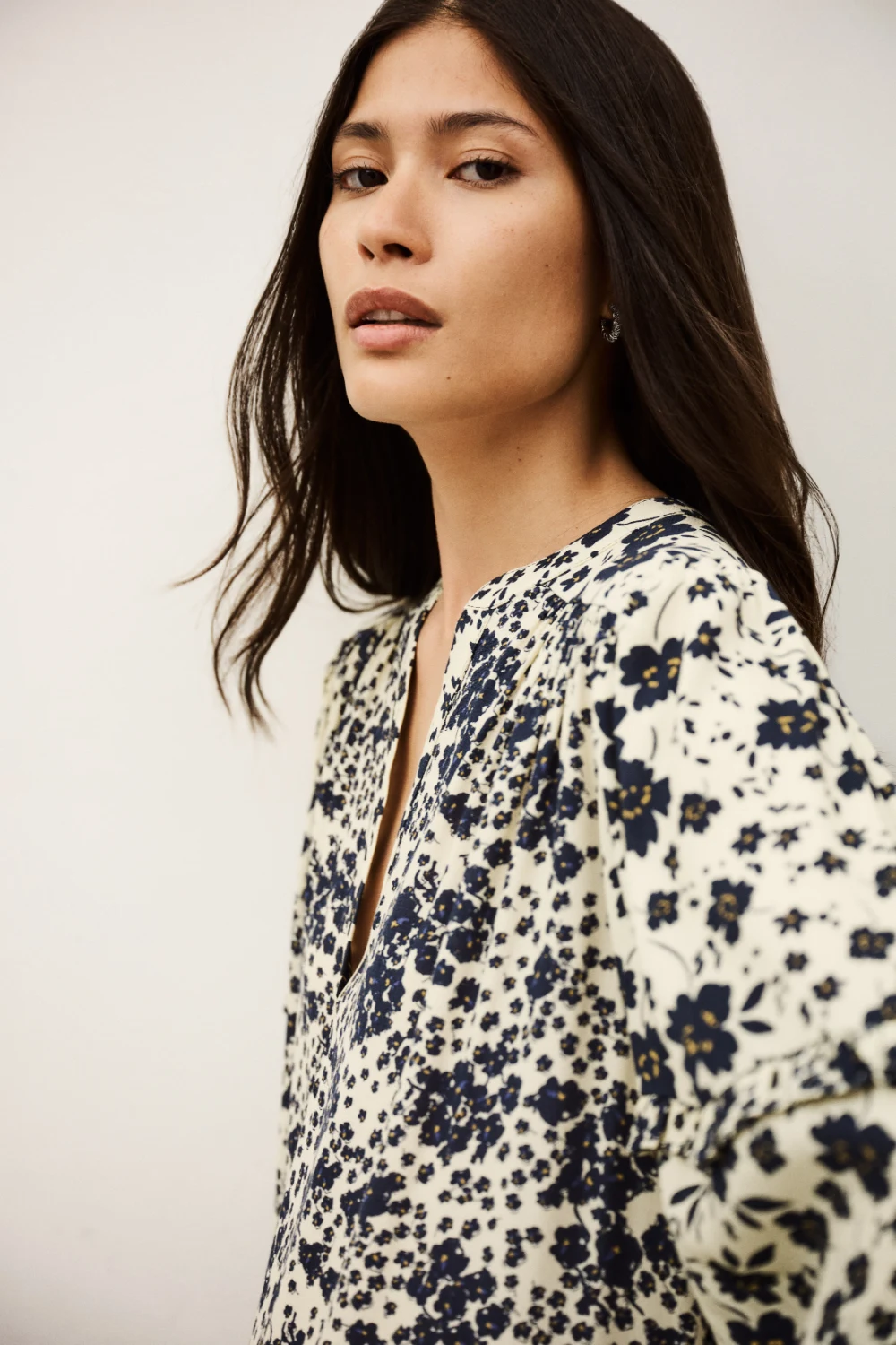 Ba&sh - שמלה Mady – 1H25MADY_ECRU – 1