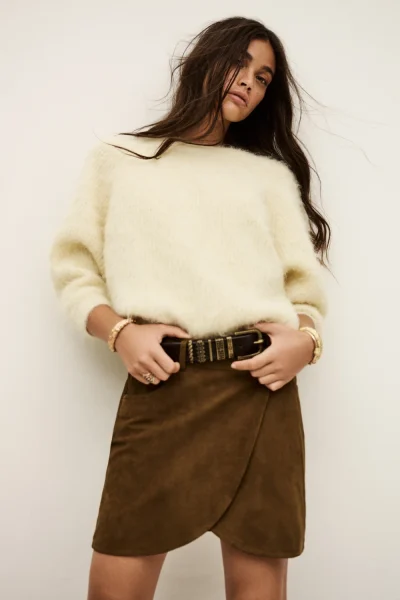 Ba&sh - חצאית Mangela – 1H25MANG_BRONZE – 2