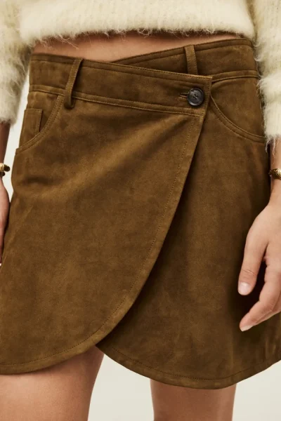 Ba&sh - חצאית Mangela – 1H25MANG_BRONZE – 3