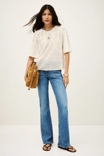 Ba&sh - חולצה Marlow – 1H25MARL_ECRU – 1