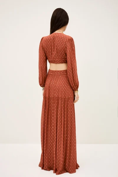 Ba&sh - שמלה Marry – 1H25MARR_BRIQUE – 3