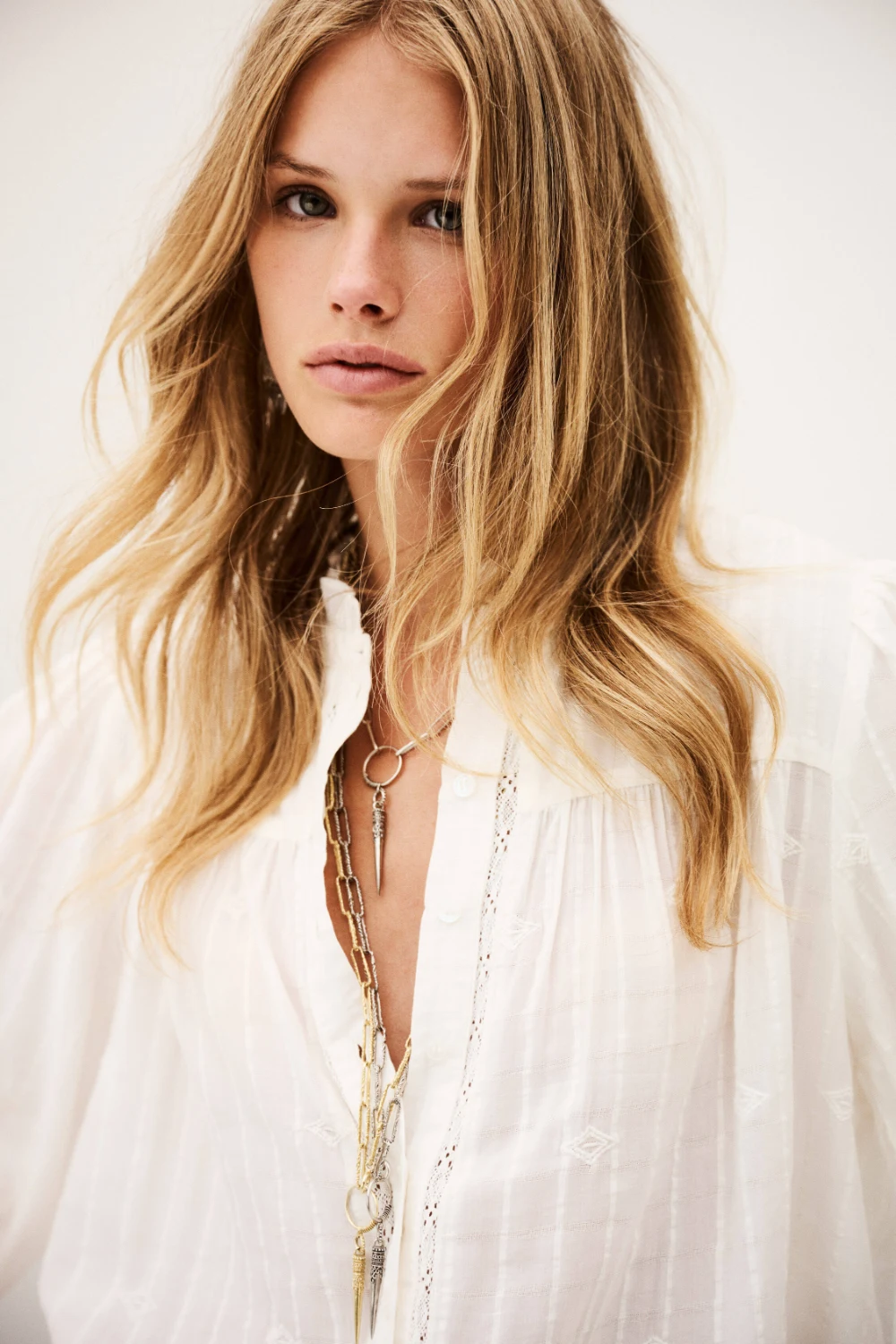 Ba&sh - חולצה Melody – 1H25MELO_ECRU – 2