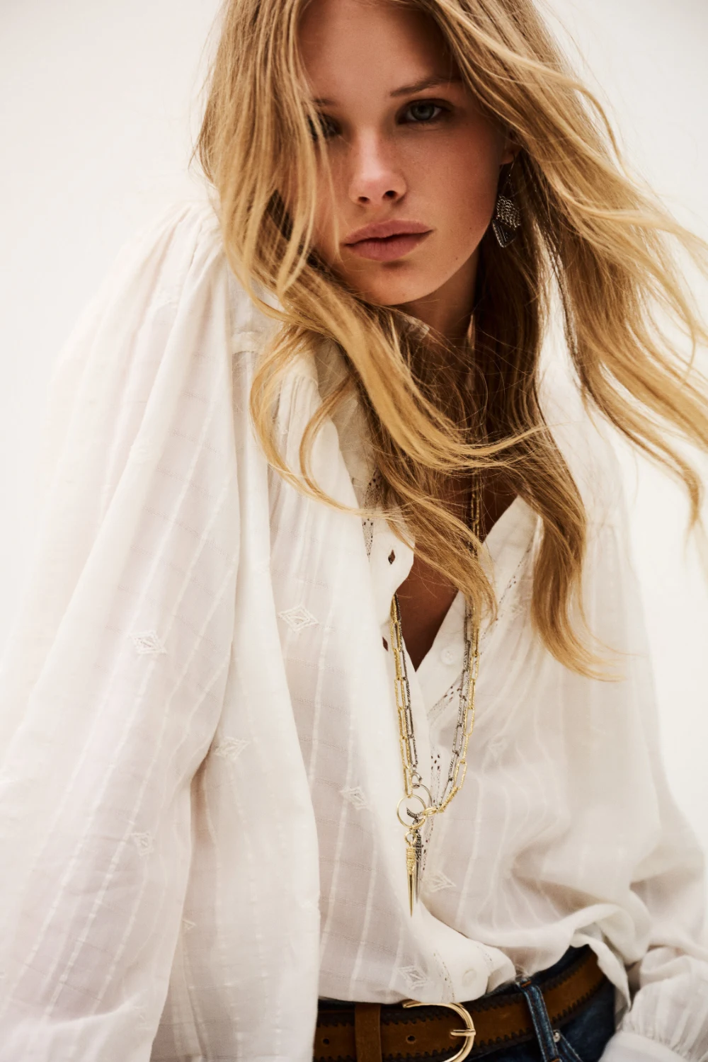 Ba&sh - חולצה Melody – 1H25MELO_ECRU – 3