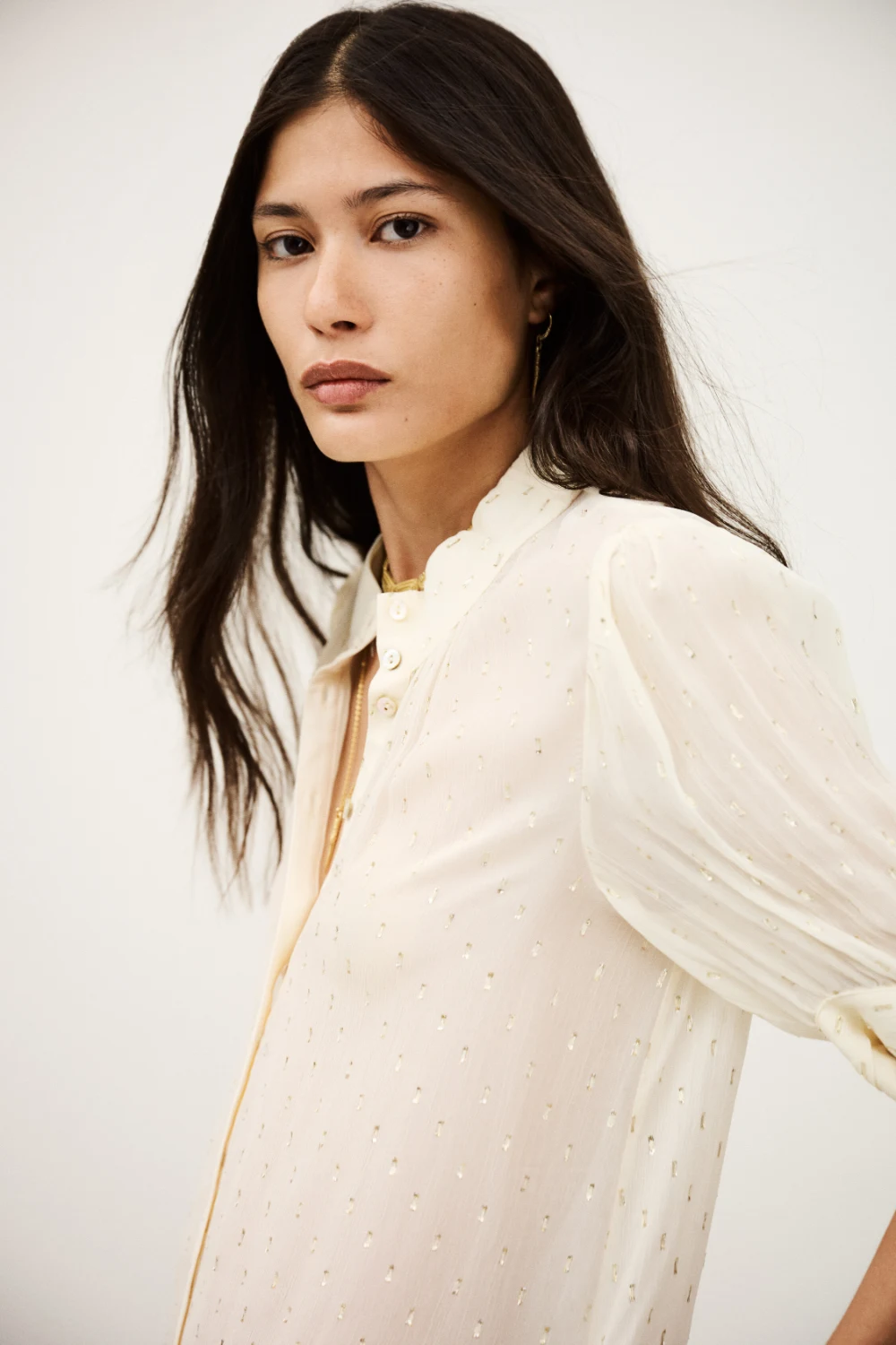 Ba&sh - חולצה Mimi – 1H25MIMI_ECRU – 2