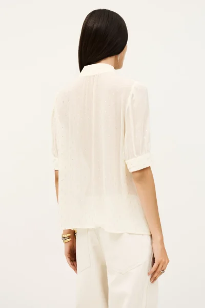 Ba&sh - חולצה Mimi – 1H25MIMI_ECRU – 4