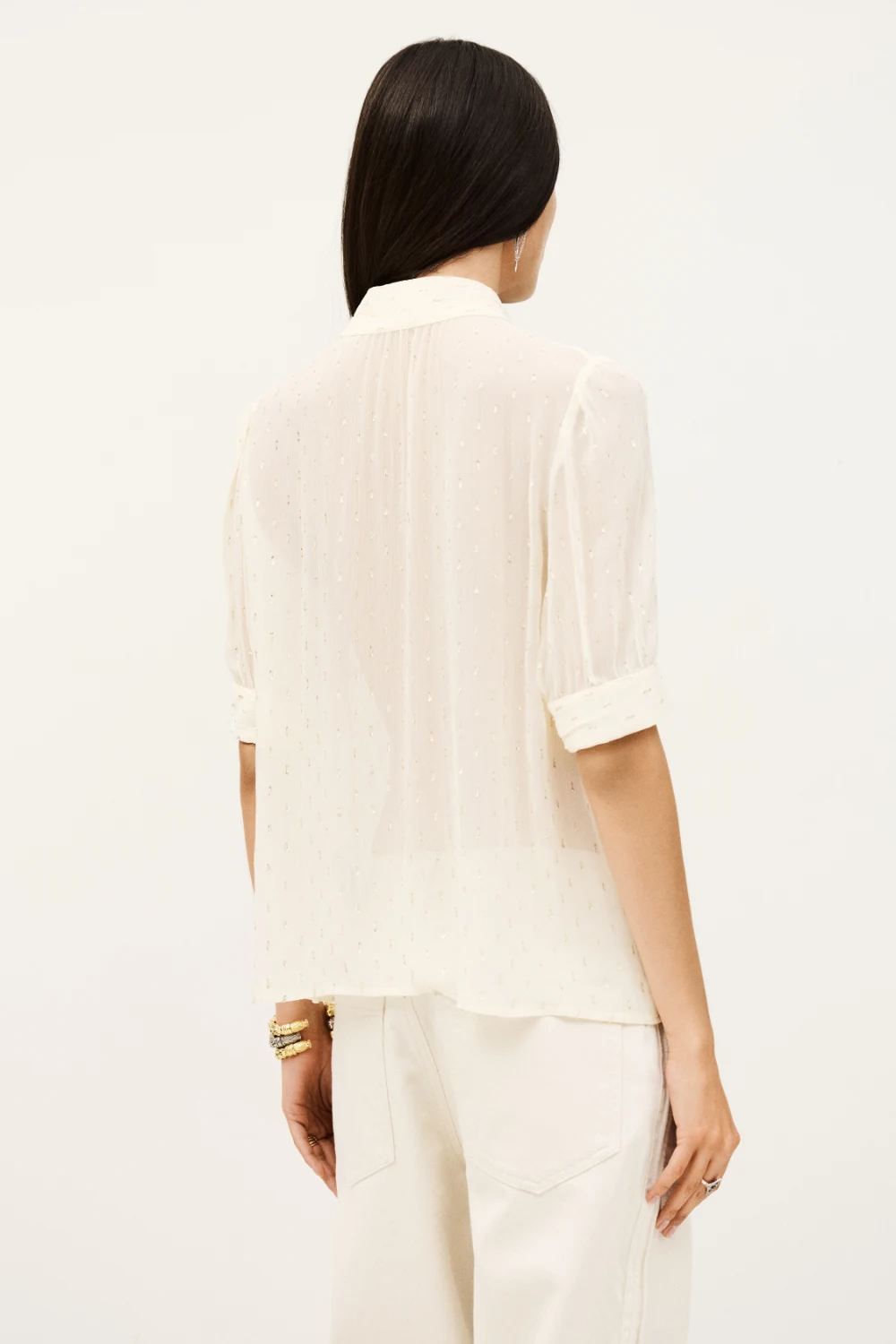 Ba&sh - חולצה Mimi – 1H25MIMI_ECRU – 4