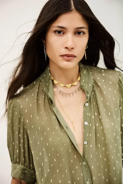 Ba&sh - חולצה Mimi – 1H25MIMI_KAKI – 1