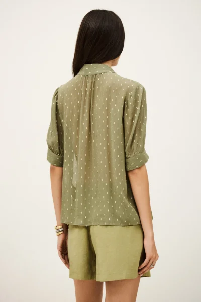 Ba&sh - חולצה Mimi – 1H25MIMI_KAKI – 4