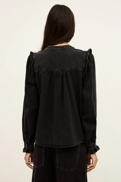Ba&sh - חולצה Mio – 1H25MIO_BLACKSTONE – 4