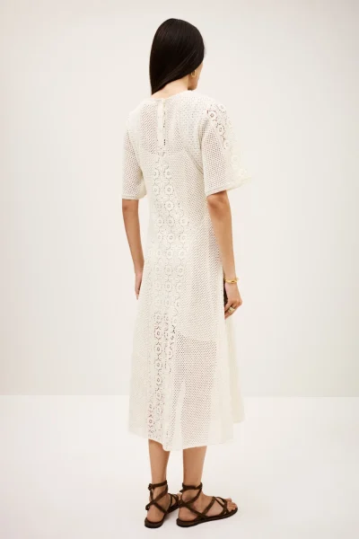 Ba&sh - שמלה Moody – 1H25MOOD_ECRU – 3