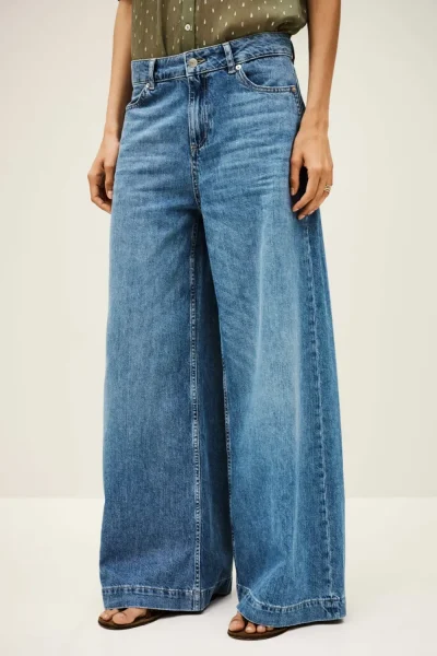 Ba&sh - ג’ינס Musc – 1H25MUSC_LIGHTUSEDBLUE – 3