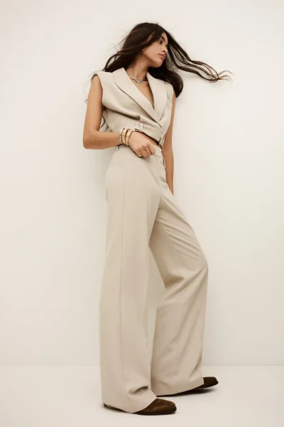 Ba&sh - מכנסיים Nistachio – 1H25NIST_LIN – 1