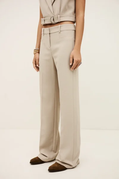 Ba&sh - מכנסיים Nistachio – 1H25NIST_LIN – 2