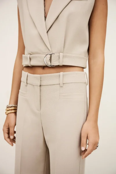 Ba&sh - מכנסיים Nistachio – 1H25NIST_LIN – 3